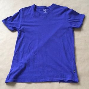 Oakley Men’s V-neck tshirt - Blue/Purple - Large